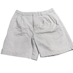 Vineyard vines Mens shorts khaki pleats 100% cotton size 36
